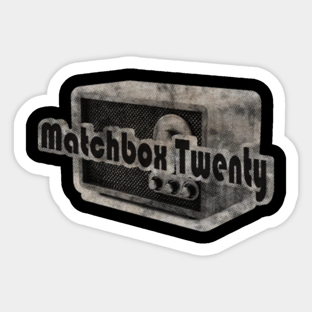 Matchbox Twenty VINTAGE RADIO Matchbox Twenty Sticker TeePublic